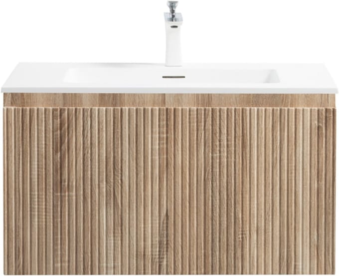 LINEA UNO - Havi 80 - Licht eiken - Badmeubel - - 301747