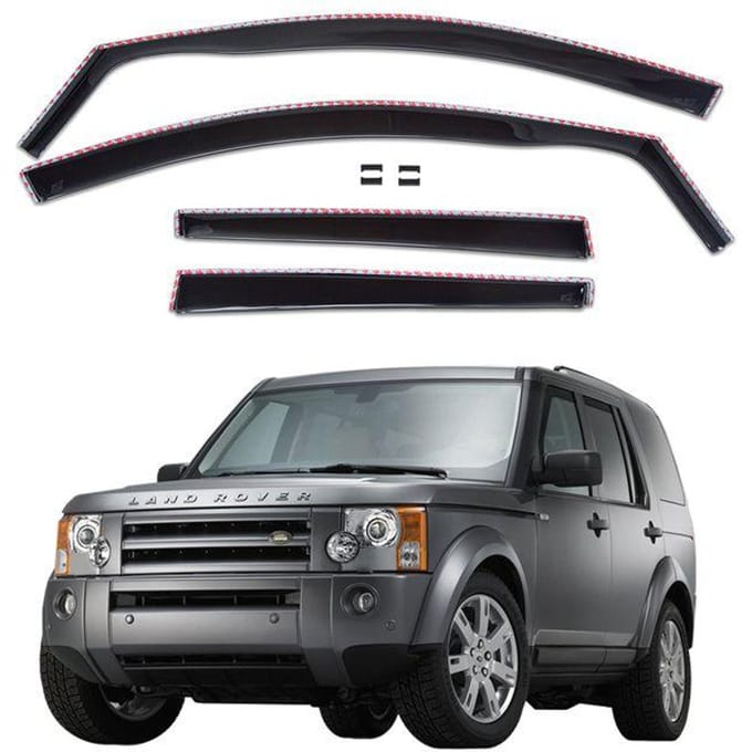 Déflecteurs d'air - SCOUTT - Land Rover Discovery 3 - Fumé - Acrylique renforcé - Installation facile