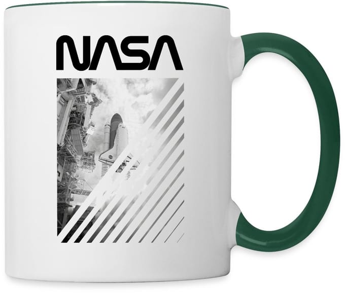 NASA Space Shuttle 6 Mok Tweekleurig