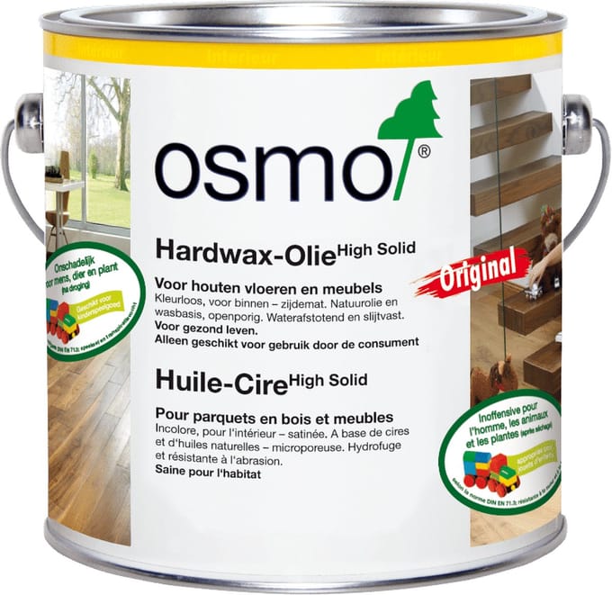 Osmo Hardwaxolie 3065 Semi-Mat - 0,375 Liter