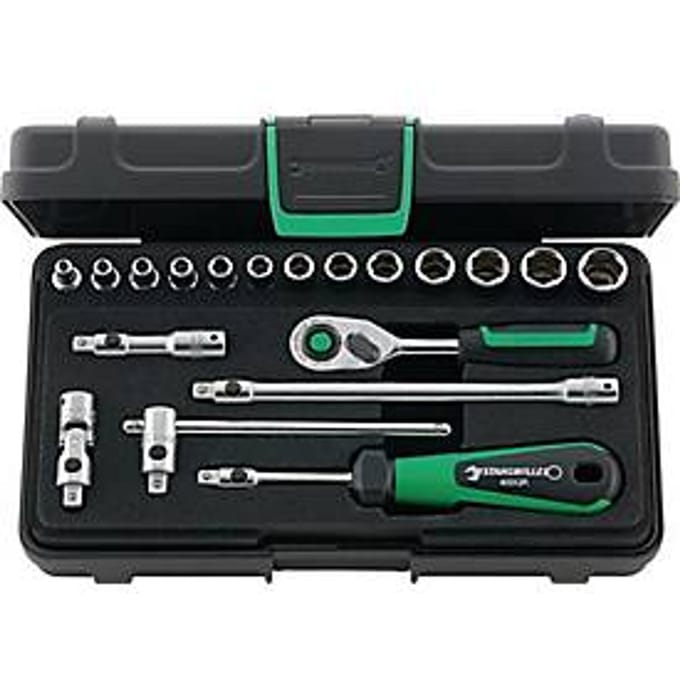 Draadsleutelset 40/13/6QR, 19-delig, 1/4 inch, SW 3,5-13 mm, Z.80, 6KT