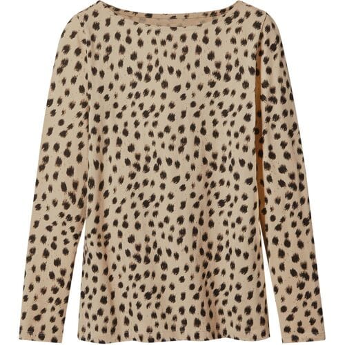 ESMARA Dames longsleeve (Luipaard print, S (36/38))