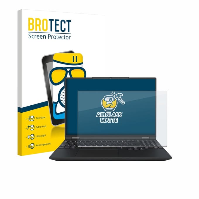 BROTECT - Screenprotector voor Tuxedo InfinityBook Max 15 Gen 10 - Folie Beschermfolie Beschermglas matte