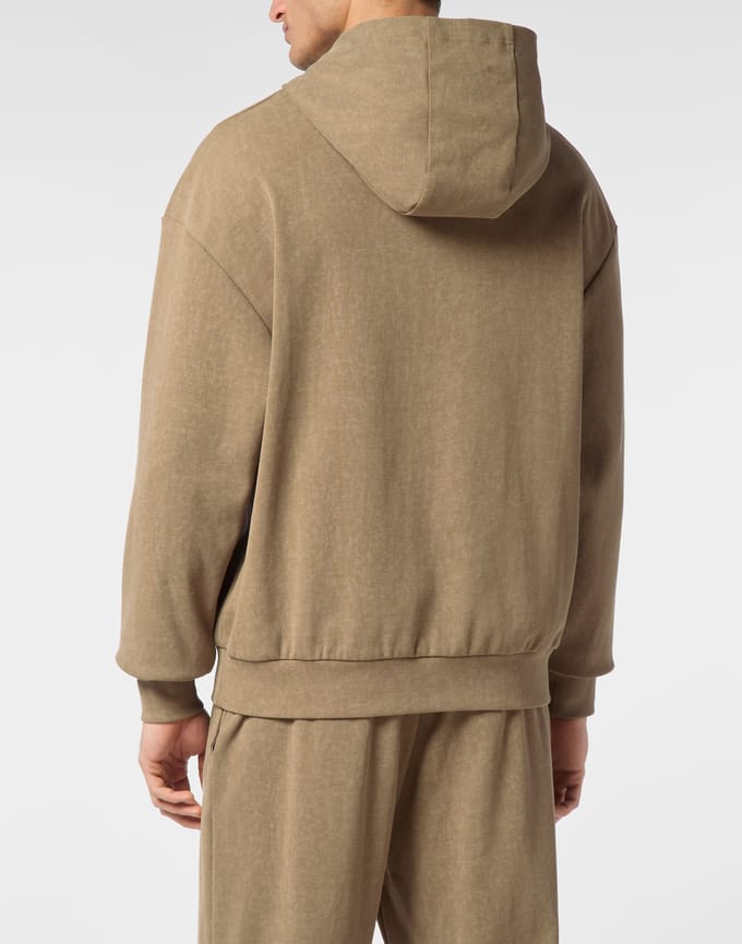 Cold Dye Hoodie Sweatshirt Ls