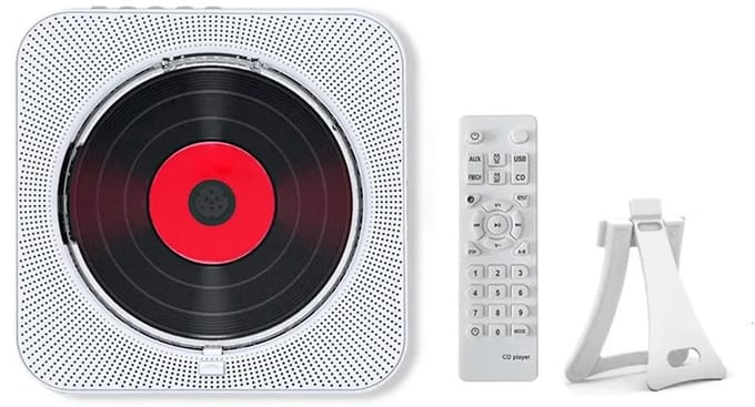 Benelux Select CD Speler Bluetooth – CD Speler Met Bluetooth – CD Speler Draagbaar – USB – LED-Display - 6,7 x 16,7 x 3 cm