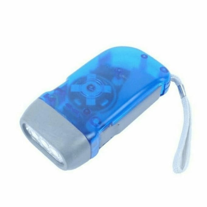Livé® Handdruk Zaklamp – 3 LED Campinglamp – Compacte Buitenverlichting