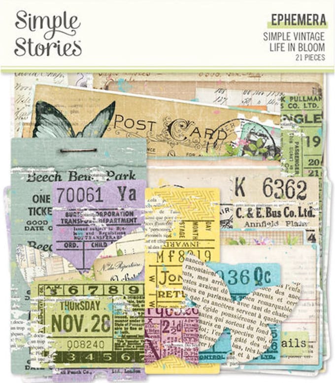 Simple Stories - Simple Vintage Life in Bloom Ephemera (19731)