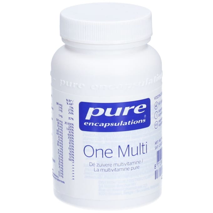 Pure Encapsulations One Multi | Essentiële stoffen voor de dagelijkse behoefte 60 Tabletten
