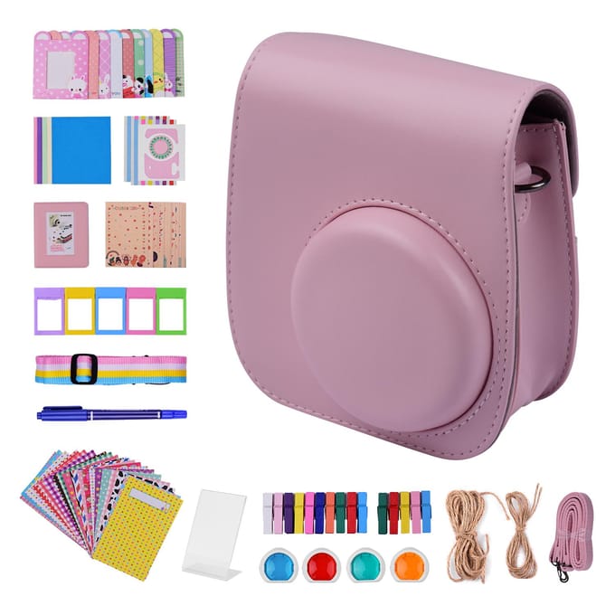 12-in-1 Instant Camera-accessoiresbundelkit voor Fujifilm Instax Mini 11 inclusief camera