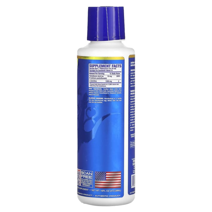 Ronnie Coleman, Vital Edition, L-CarnitineXS 1500, Mango Ananas Smaak, 16 fl oz (473,28 ml)