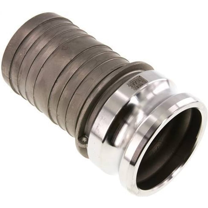 Camlock DN 75 (3'') Koppeling RVS met slangpilaar (75 mm) Type E MIL-C-27487