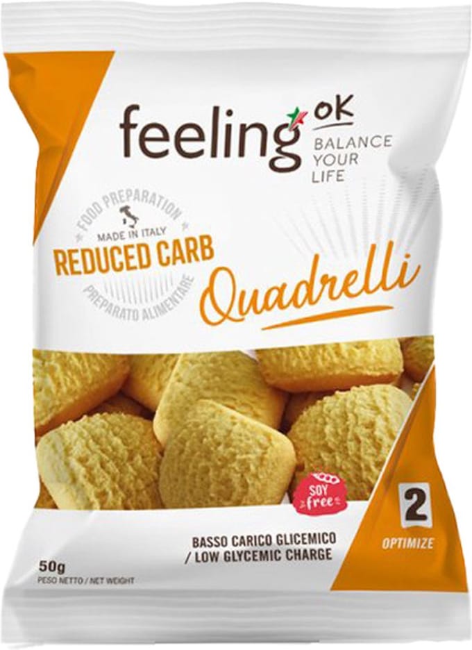 Feeling OK | Quadrelli Amandel | 6 stuks | 6 x 50g
