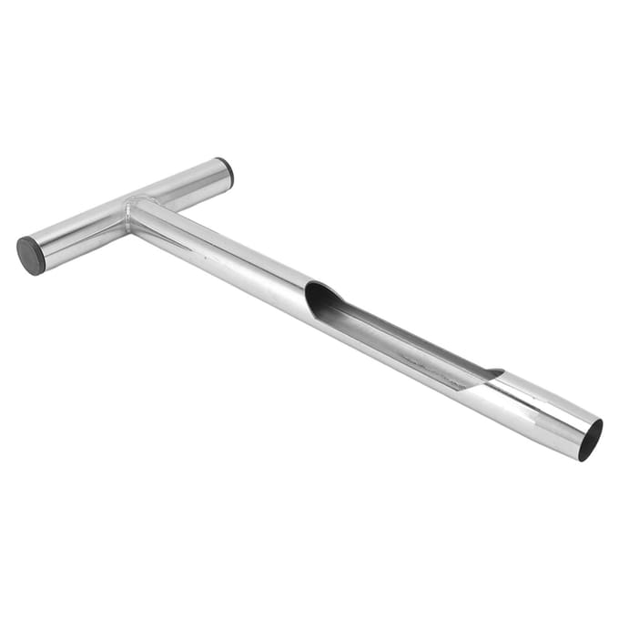 T-handvat Bodemtestkits Roestvrij staal Materiaal Bodemmonsternamekit met 2 Herbruikbare Samplers gray