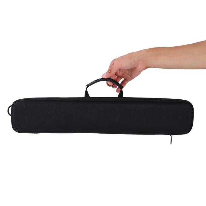 Sac de transport de bagages de mallette de rangement de moulinet de canne à pêche étanche EVA Portable extérieur black