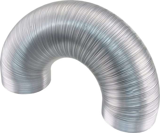 Starx afvoerslang flexibel aluminium 100mm - 1,5 meter (45.707.01)
