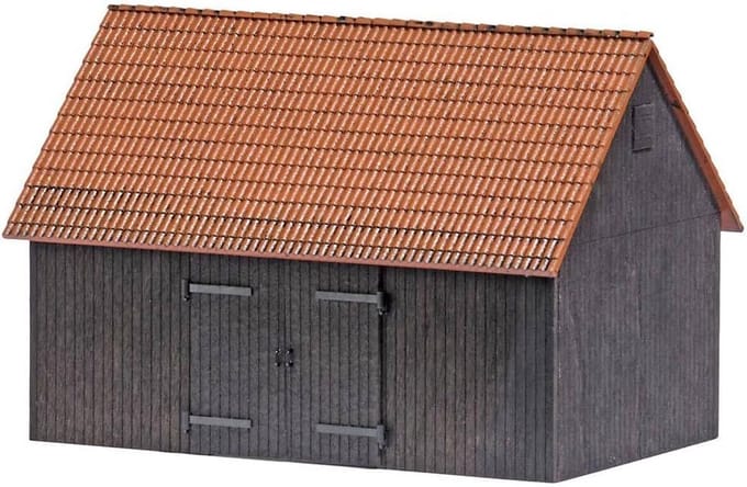 H0 Model Schuur Dakpannen Modelbouw Huisje