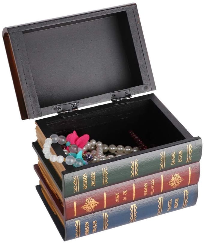 Dailygoody - Decoratieve boekendoos - Antieke boekdecoraties
