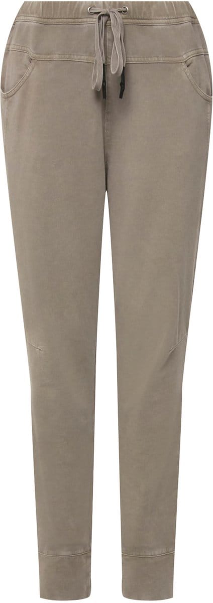 Laurasøn - Dames - Trainingsbroek 4-pocket OEKO-TEX - Vlas - Maat L