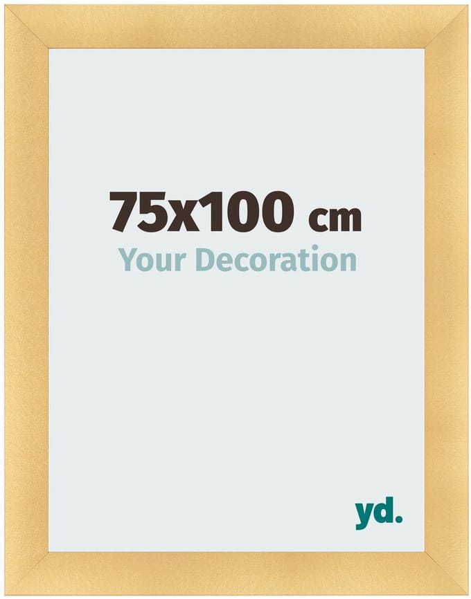 Your Decoration - Fotolijst 75x100 cm - MDF - Goud Mat - Pisa