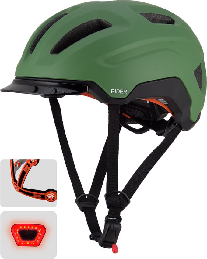 GO-OFF RIDER Smart mat olijfgroen maat S