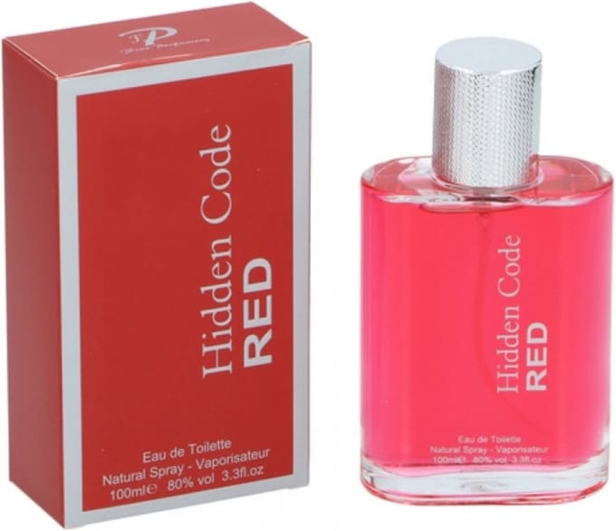 Fine Perfumery Hidden Code Red herenparfum EDT 100 ml.