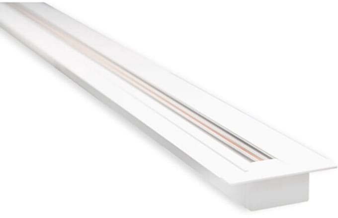 Spanningsrail - Exotro - 1 Fase - Inbouw - Aluminium - Wit - 1 Meter