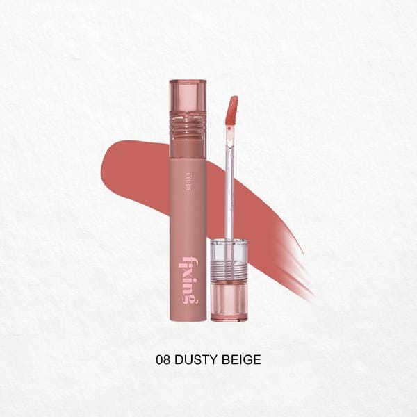 Etude - Fixing Matte Tint Lippenstift - Waterproof - 08 Dusty Beige