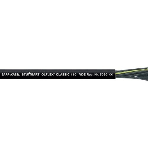 LAPP ÖLFLEX® CLASSIC 110 BK Stuurstroomkabel 2 x 0.75 mm² Zwart 1119809/100 100 m