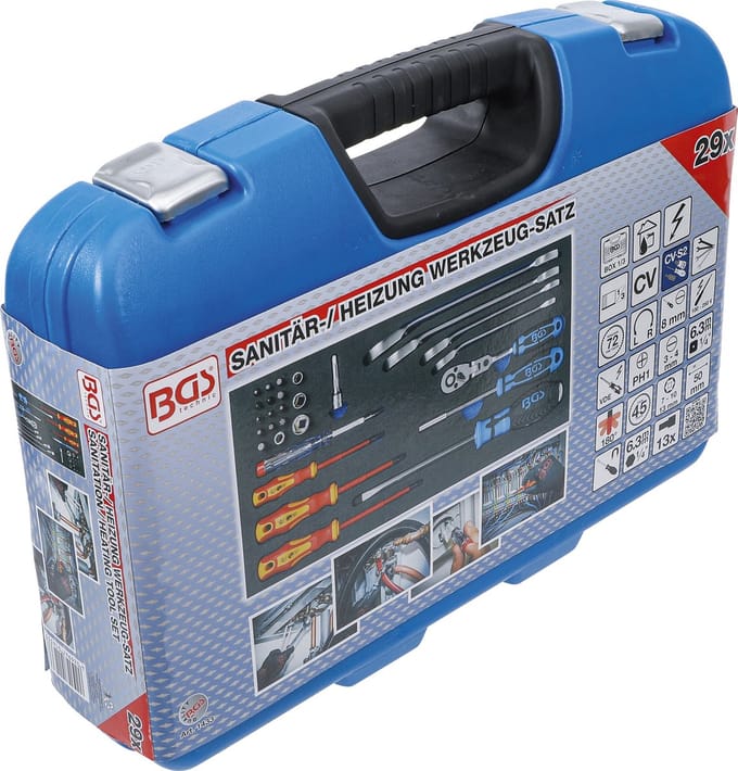 BGS Sanitair-/verwarming-gereedschapsset 29 delig