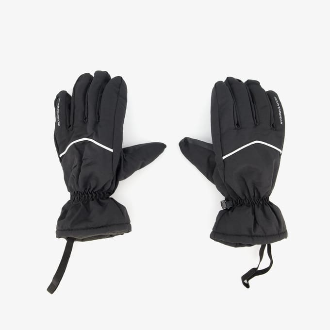 Mountain Peak heren skihandschoenen zwart - Maat S