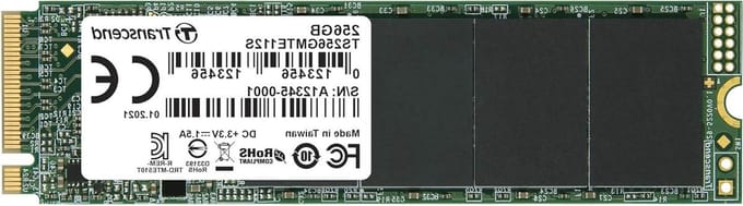 Interne SSD - Solid State Drive - Snelle Data Overdracht - PCIe Gen3 x4 Interface - 256 GB - Zwart