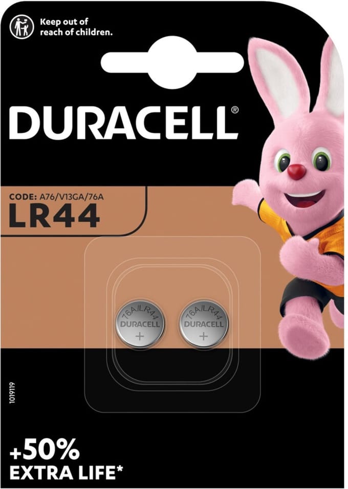 Duracell - LR44 - Alkaline Batterij - 2 stuks
