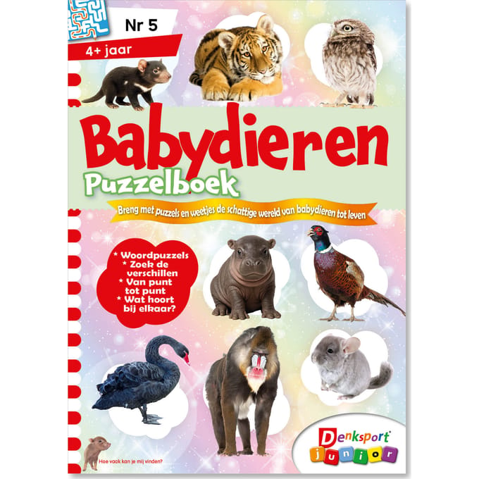 Babydieren puzzelboek editie 5