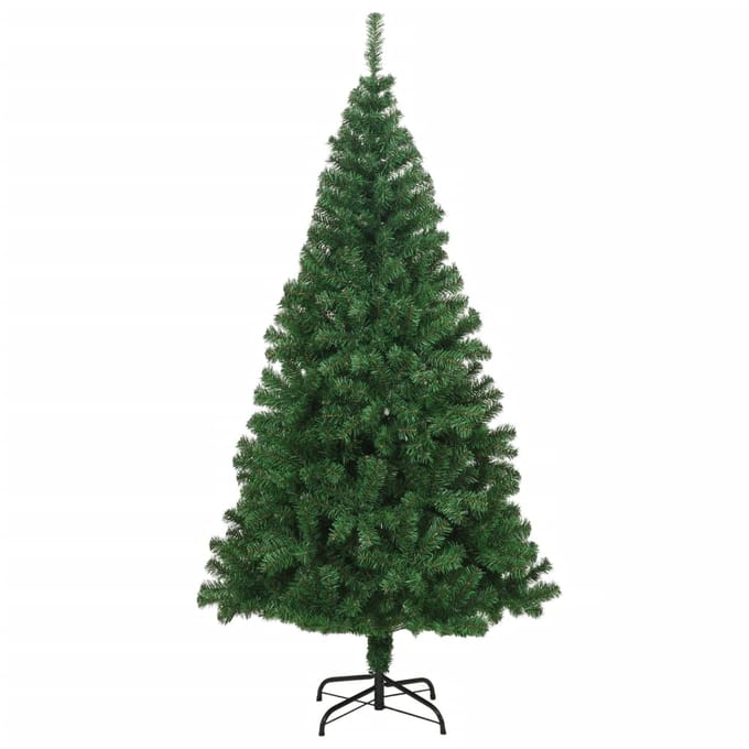 vidaXL - Kunstkerstboom - met - dikke - takken - 210 - cm - PVC - groen