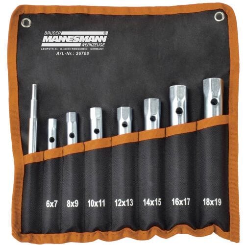 Brüder Mannesmann M26708 Pijpsleutel 8-delig