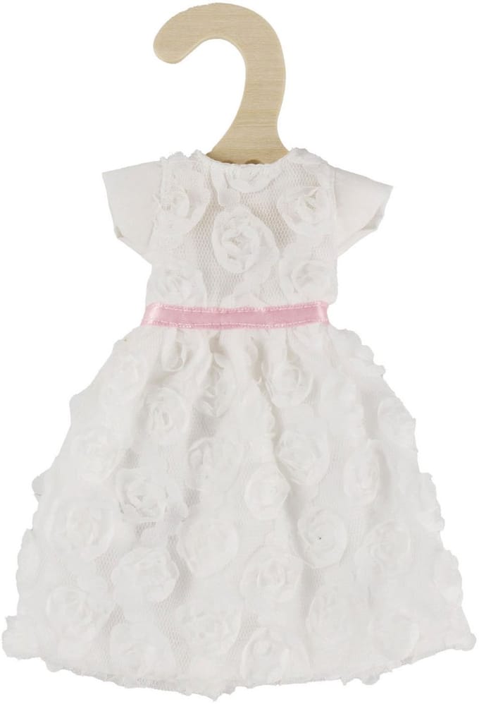 Witte Jurk voor Modepoppen - 29cm