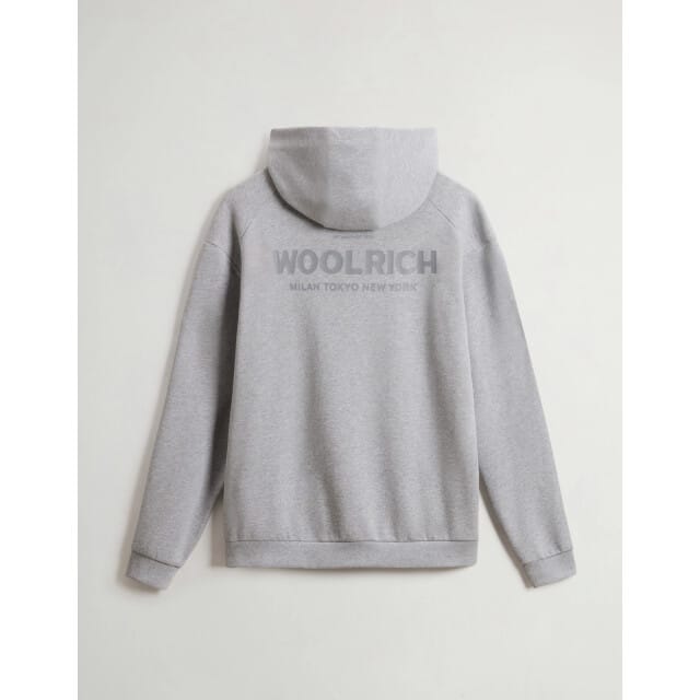 Woolrich Macro Logo Hoodies Grijs Cfwosw2033mrut5377