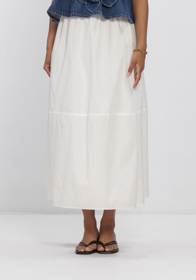 EDITED Juliet Ballon Skirt Rokken Dames - Wit - Maat 42