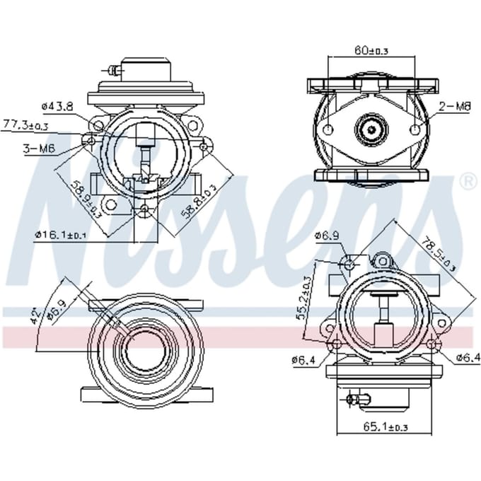 EGR-klep NISSENS 98294