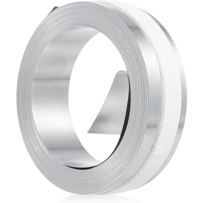 Staal 3D Handmatige Embossing Tape Niet-klevend Metalen Labelmaker Navulling Compatibel met DYMO Labels 1 white