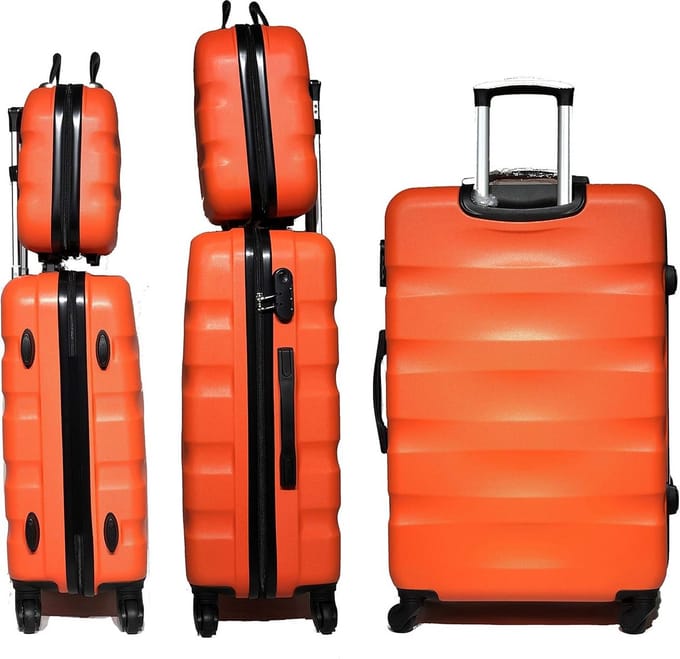 Middelgrote Cabinekoffer Set met of zonder Make-up Tas