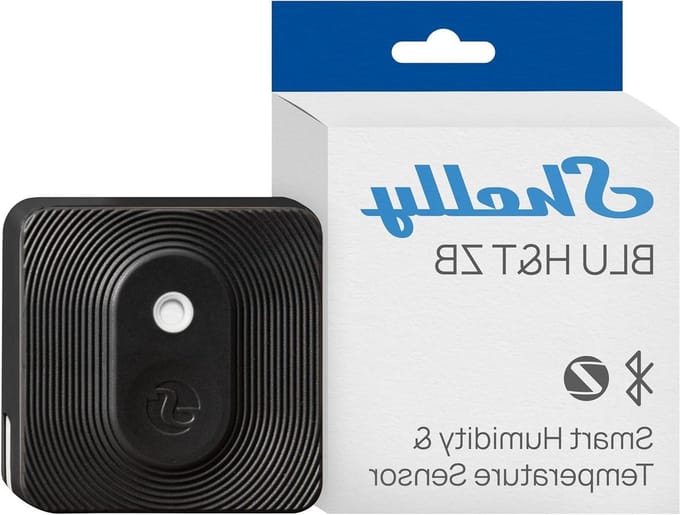 Temperatuur Luchtvochtigheid Sensor - Slimme Meter - Smart Home Bewaking - IP54 Spatwaterdicht - 37 Centimeter - Zwart