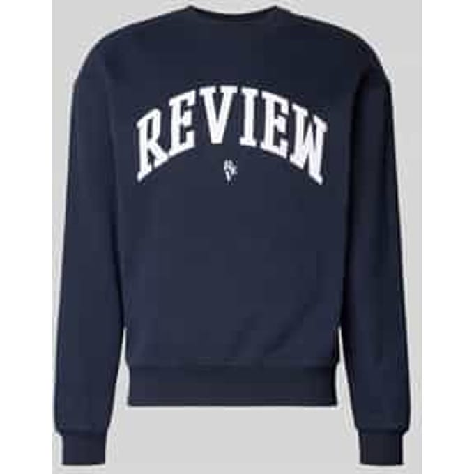 Sweatshirt met Varsiety-emblemen