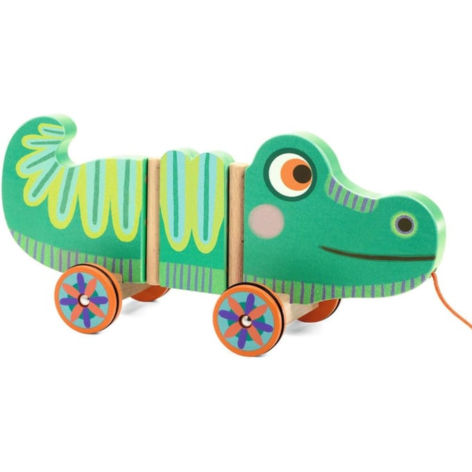 DJECO trekfiguur krokodil Edgar 18 mnd+