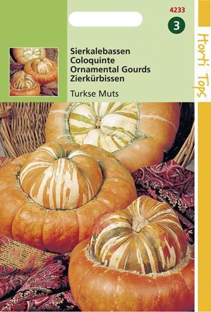 Hortitops Zaden - Cucurbita Turbaniformis Turkse Muts
