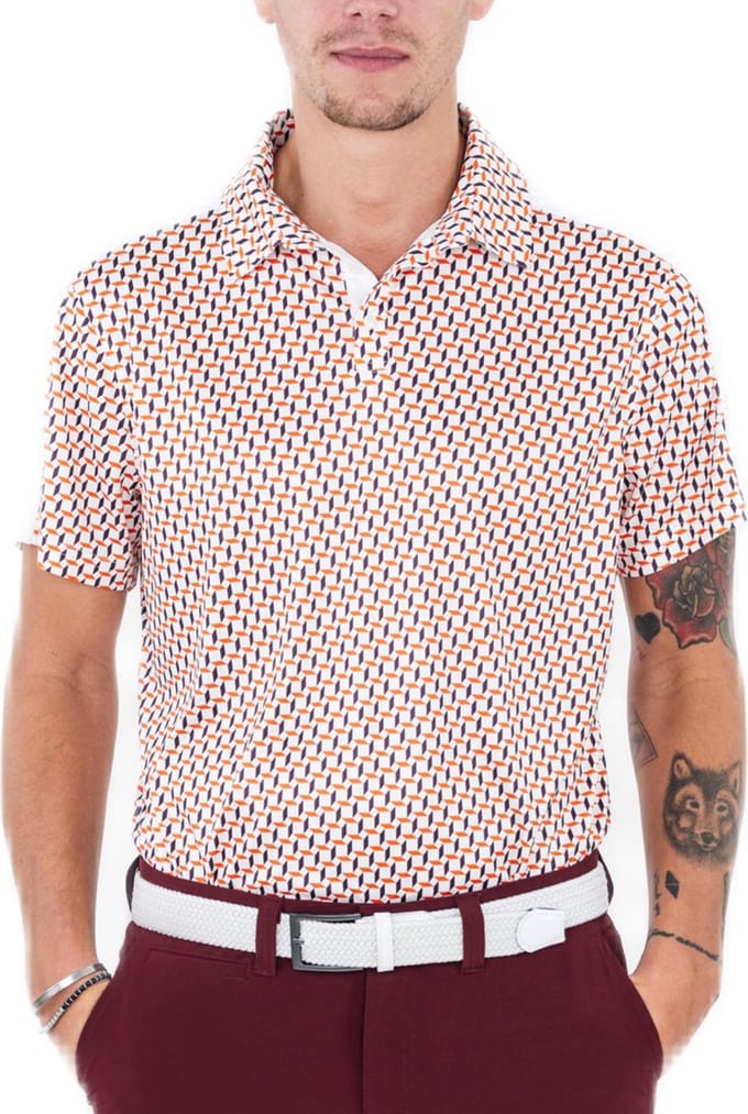 Func Factory mannen Poloshirt Steve retroprint maat M