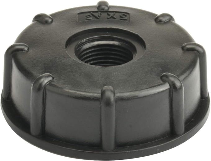 IBC-Adapter voor 1/2 inch binnendraad - Tankaccessoires - Containeraccessoires met Adapterdeksel