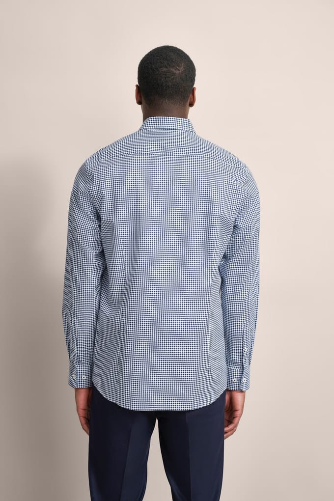 Bugatti Herren Oxford overhemd van 100% katoen
