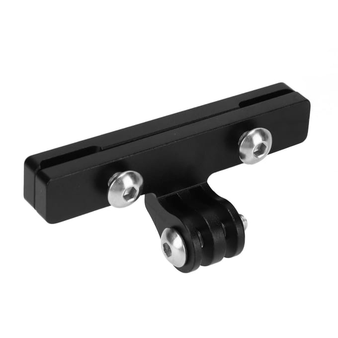 Support de fixation pour caméra de vélo, en alliage d'aluminium, adaptateur de support d'extension pour caméra Hero black