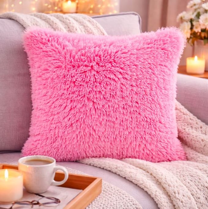 Fluffy Comfort Collection Kussenhoes - 45x45 cm